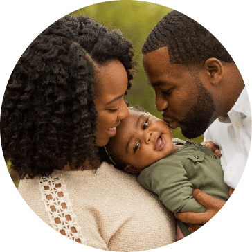 Parents with baby