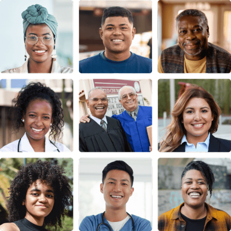Communities of color photo grid
