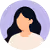 Illustration minimaliste d'une femme avec des cheveux noirs mi-longs, portant un haut blanc, sur fond violet clair.