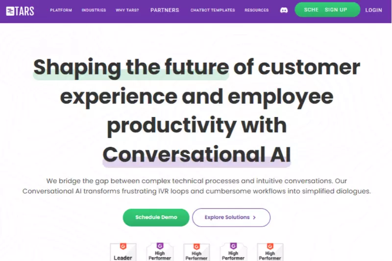 home page of Tars