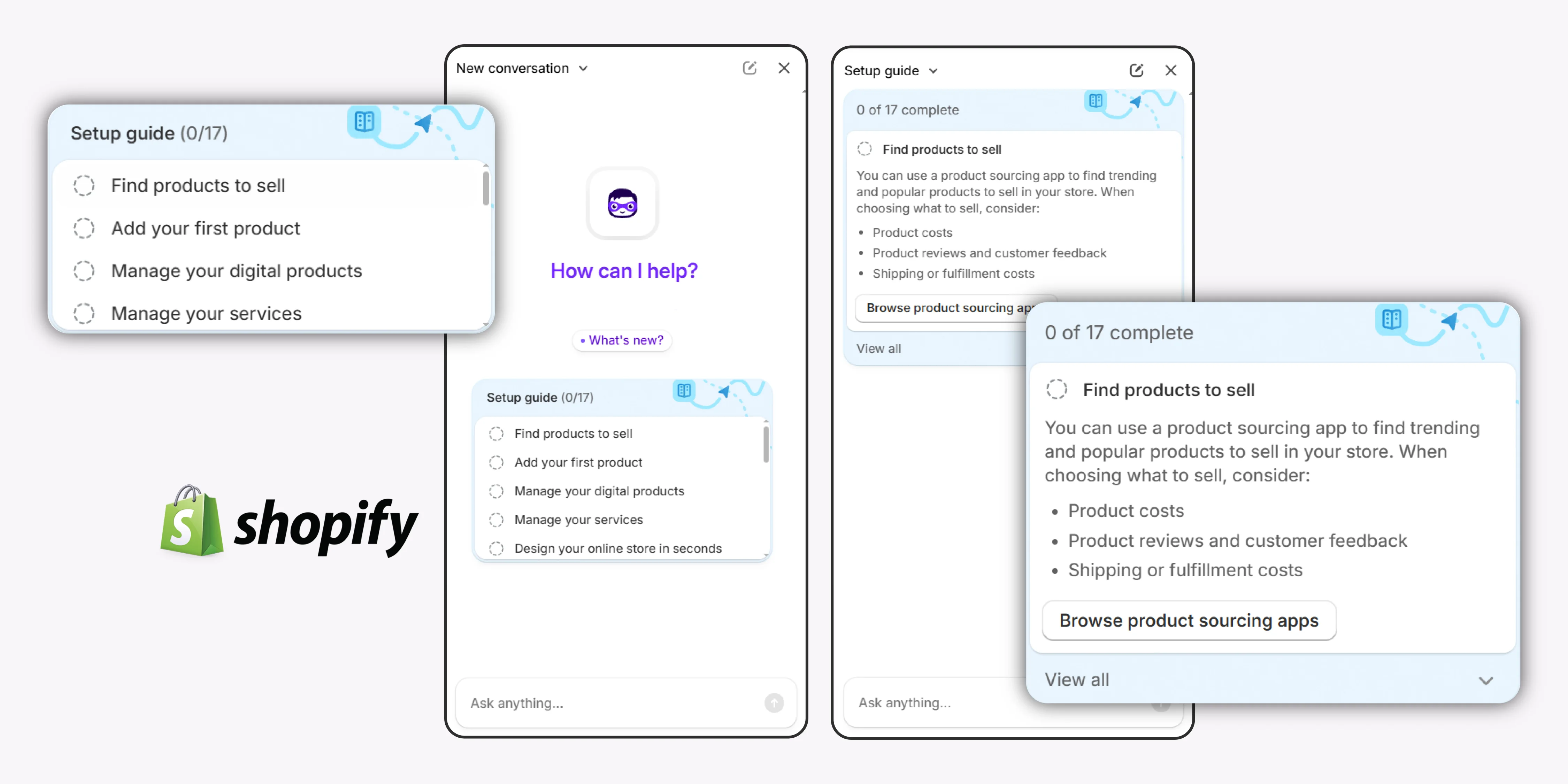 Shopify chatbot