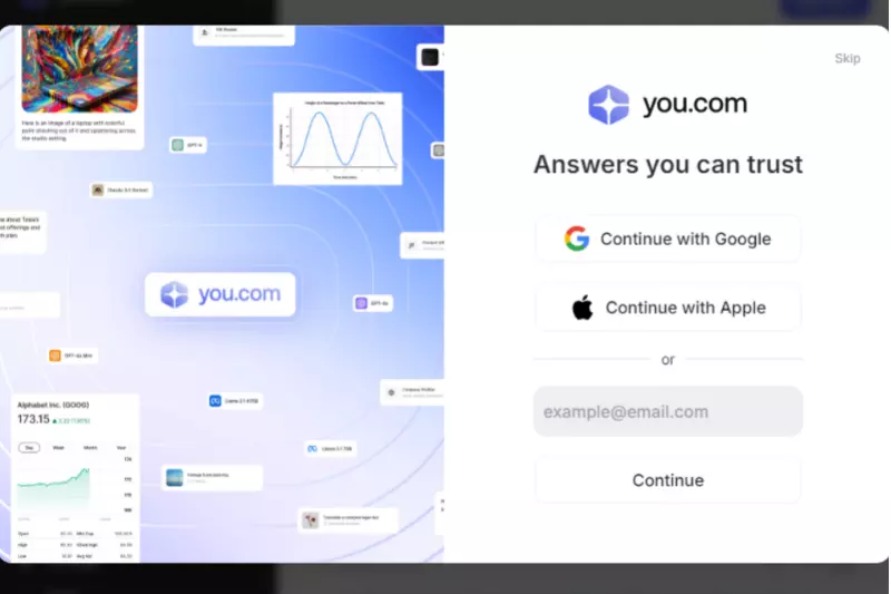 home page of you.com