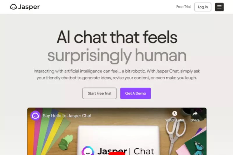 home pae of jasper.ai