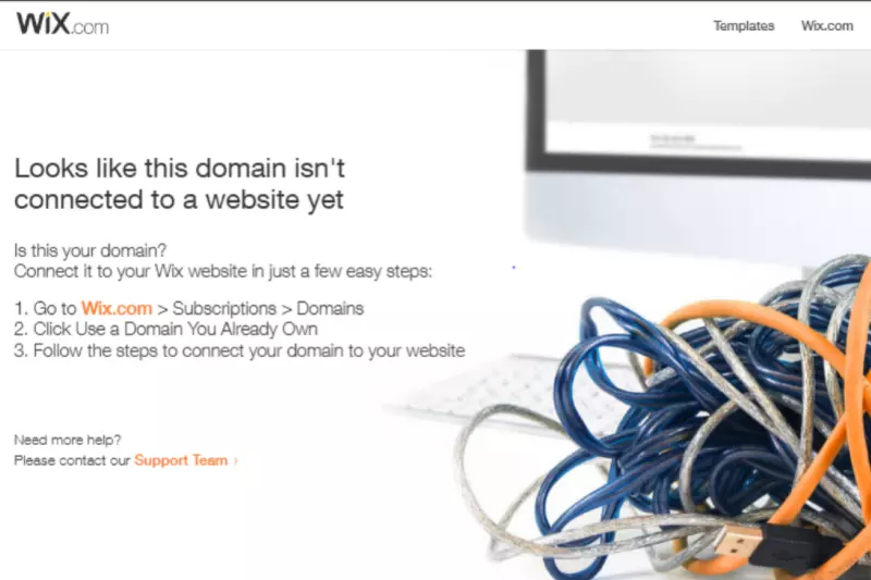 home page of WixAnswers