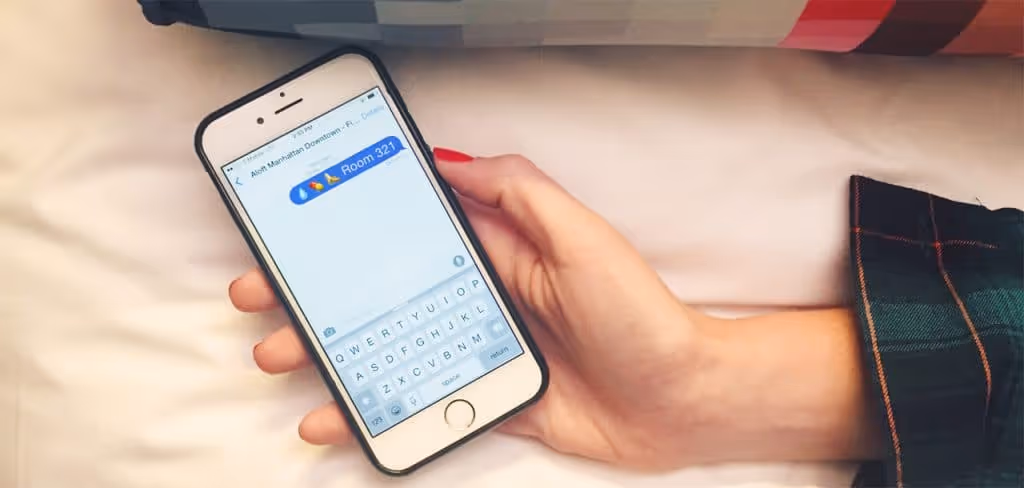 Emoji Ordering _ hotel pms software|Hotel Mobile App _ webbook