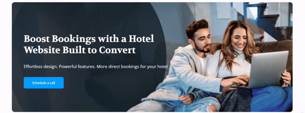 A couple looking at a computer