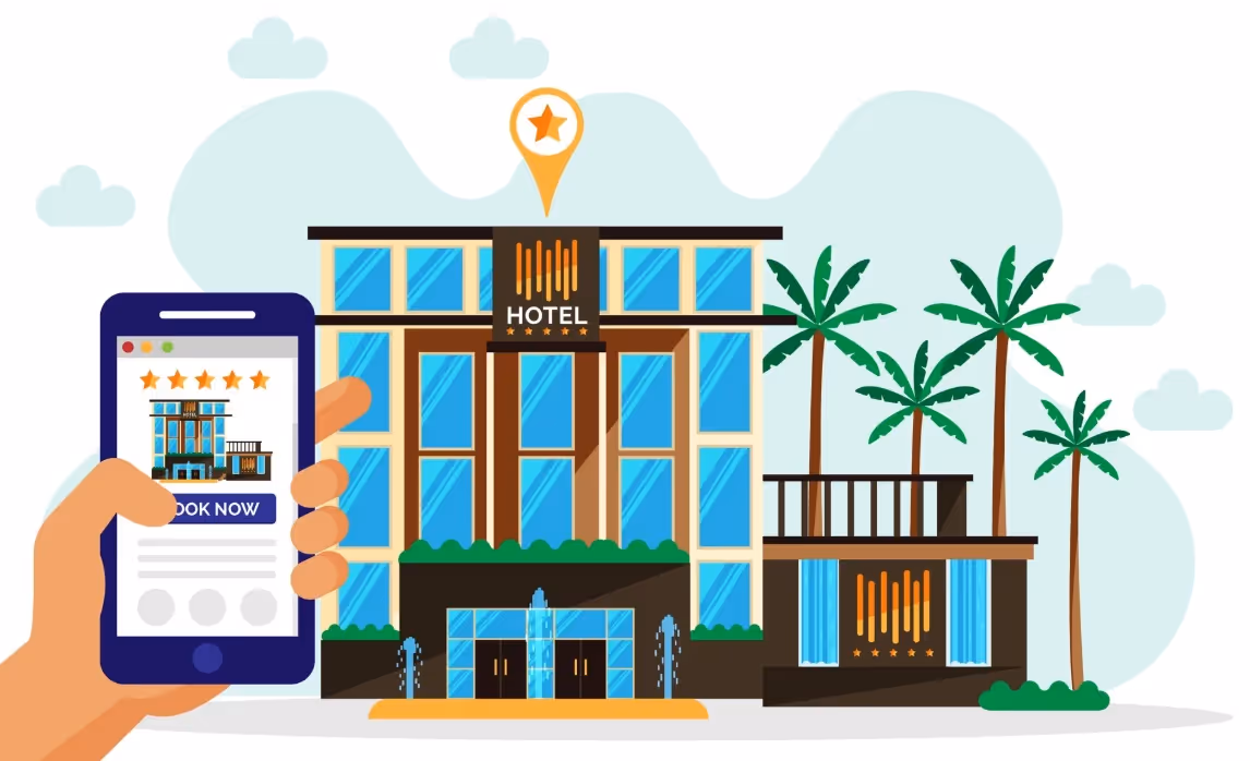 AI-powered hotel booking via smartphone