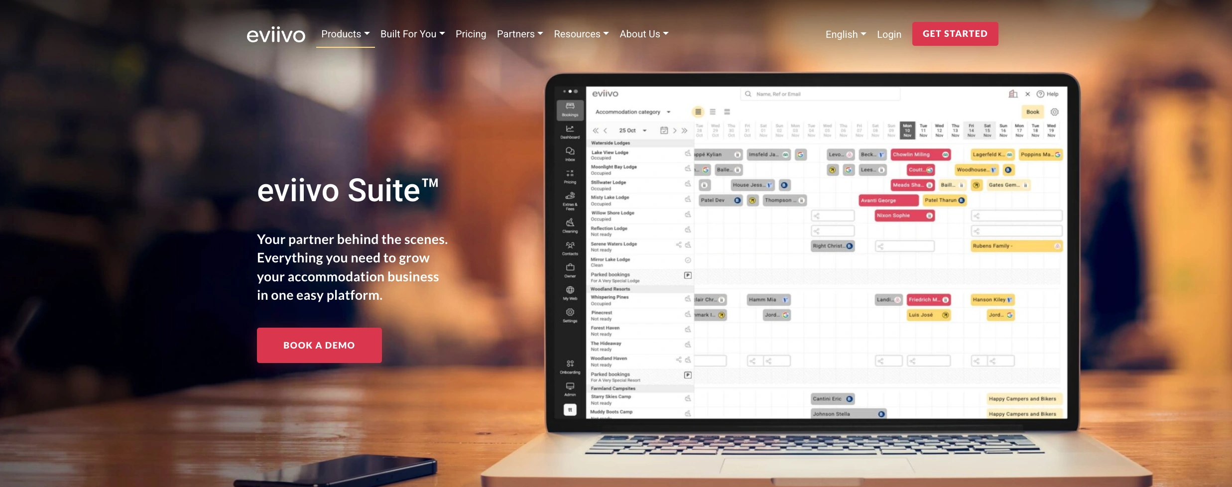 eviivo Dashboard