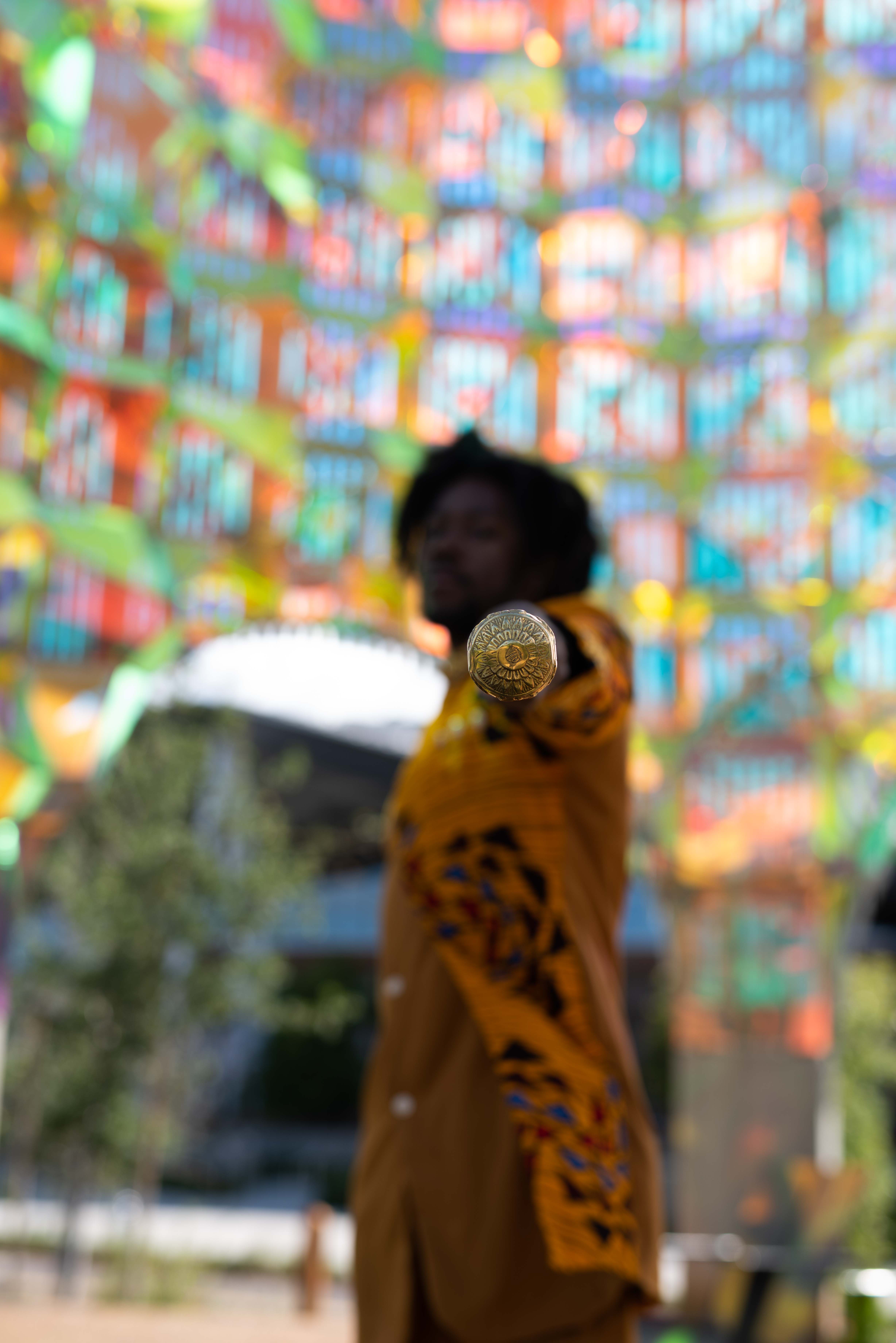 image of drumming class in session