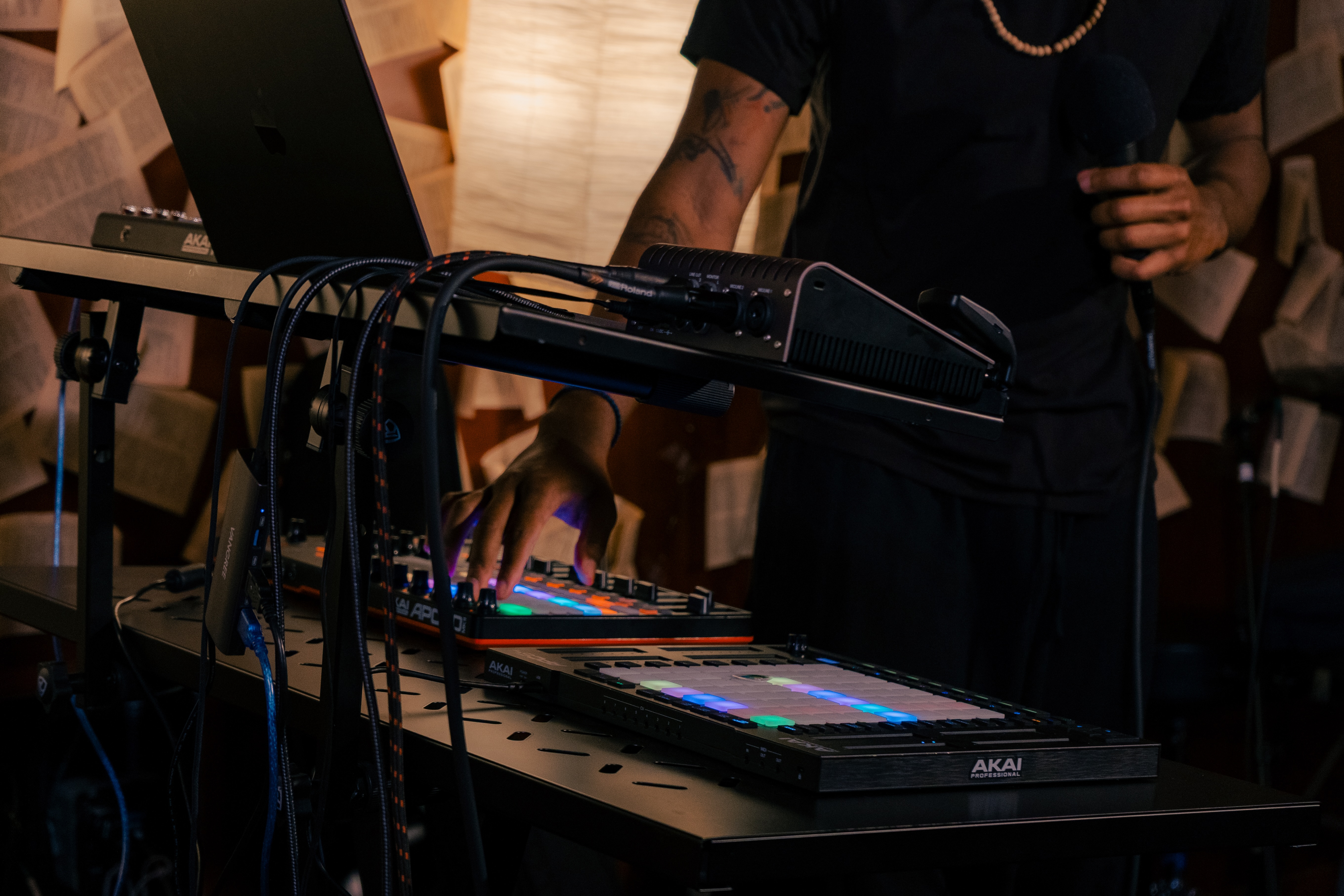 image of event at cafe