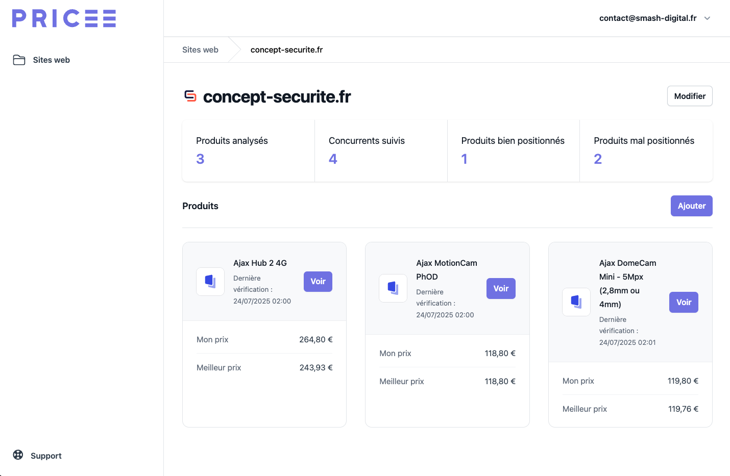 Pricee pricing intelligence
