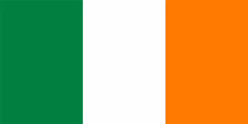 Flag of Ireland representing Egala by Boekestijn operations in Ireland