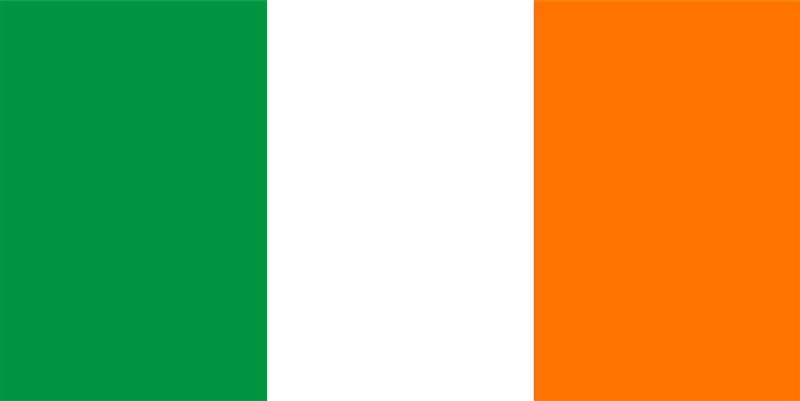 Flag of Ireland representing Egala by Boekestijn operations in Ireland