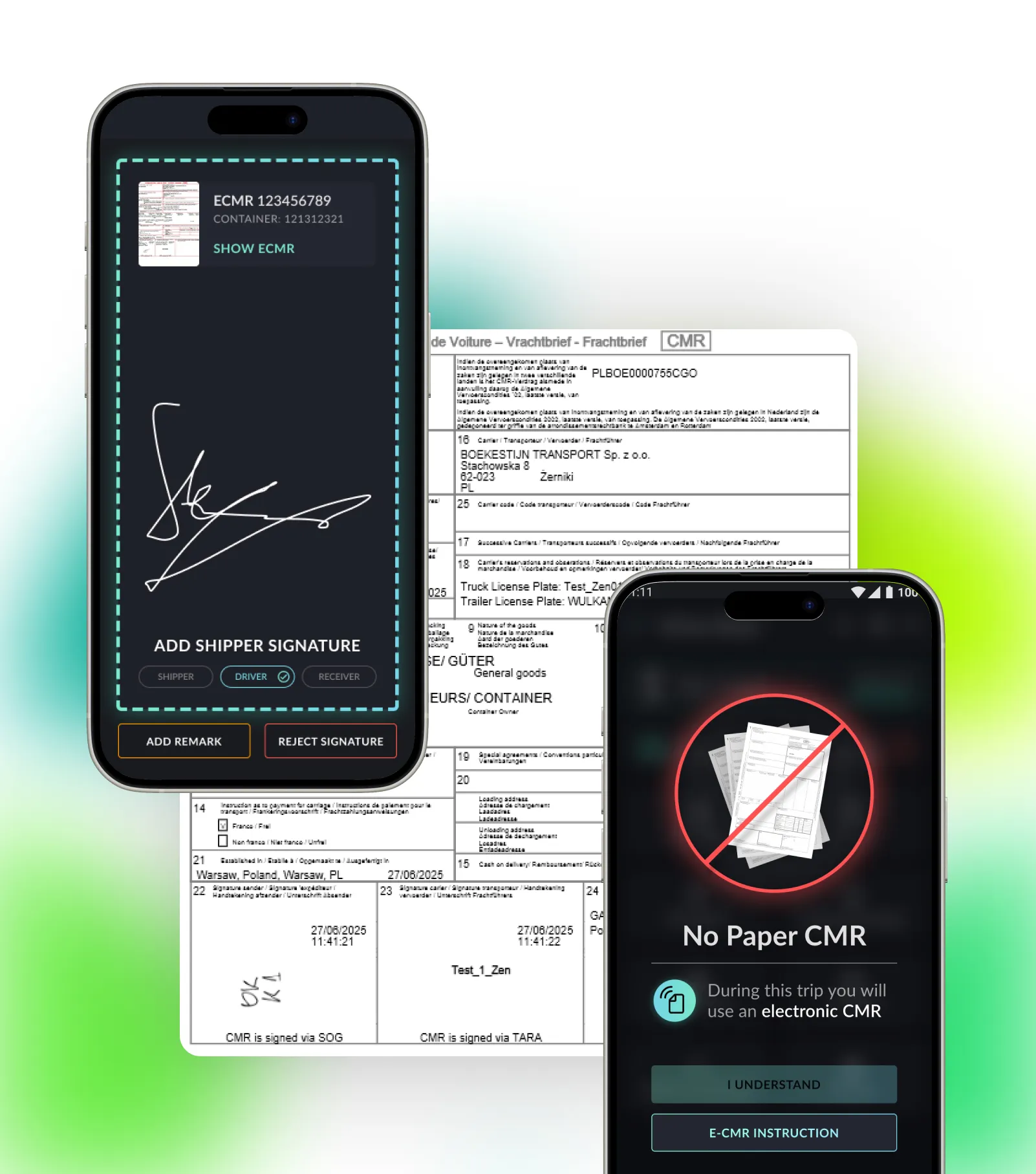 Digital CMR solution by Egala Boekestijn Transport – electronic signature and paperless freight documents on mobile devices.