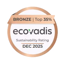 EcoVadis Silver Sustainability Rating 2024 badge — Egala by Boekestijn recognized among the top 15% of companies for environmental, social, and ethical performance