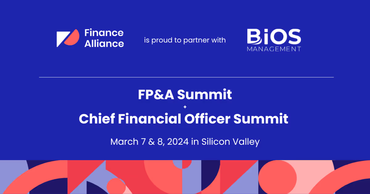 FP&A | CFO SUMMIT SAN JOSE