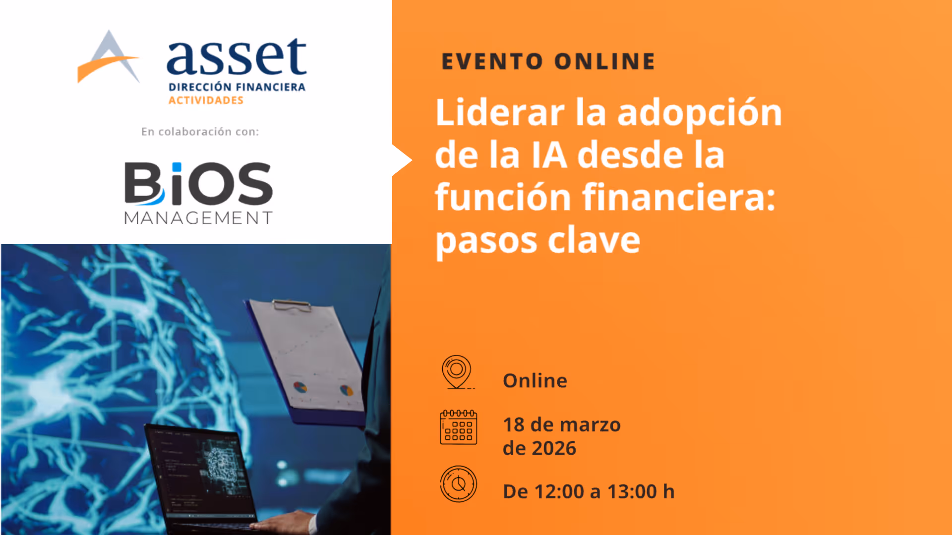 Webinar | Liderar la adopción de la IA desde la función financiera