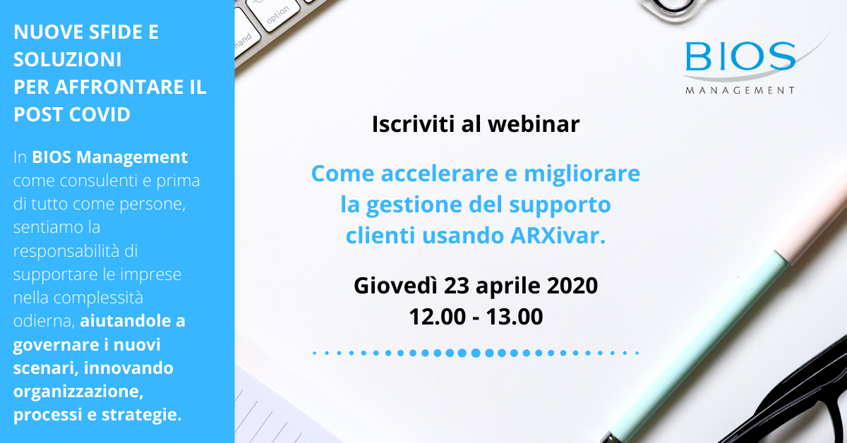 Partecipa al webinar giovedì 23 aprile 2020