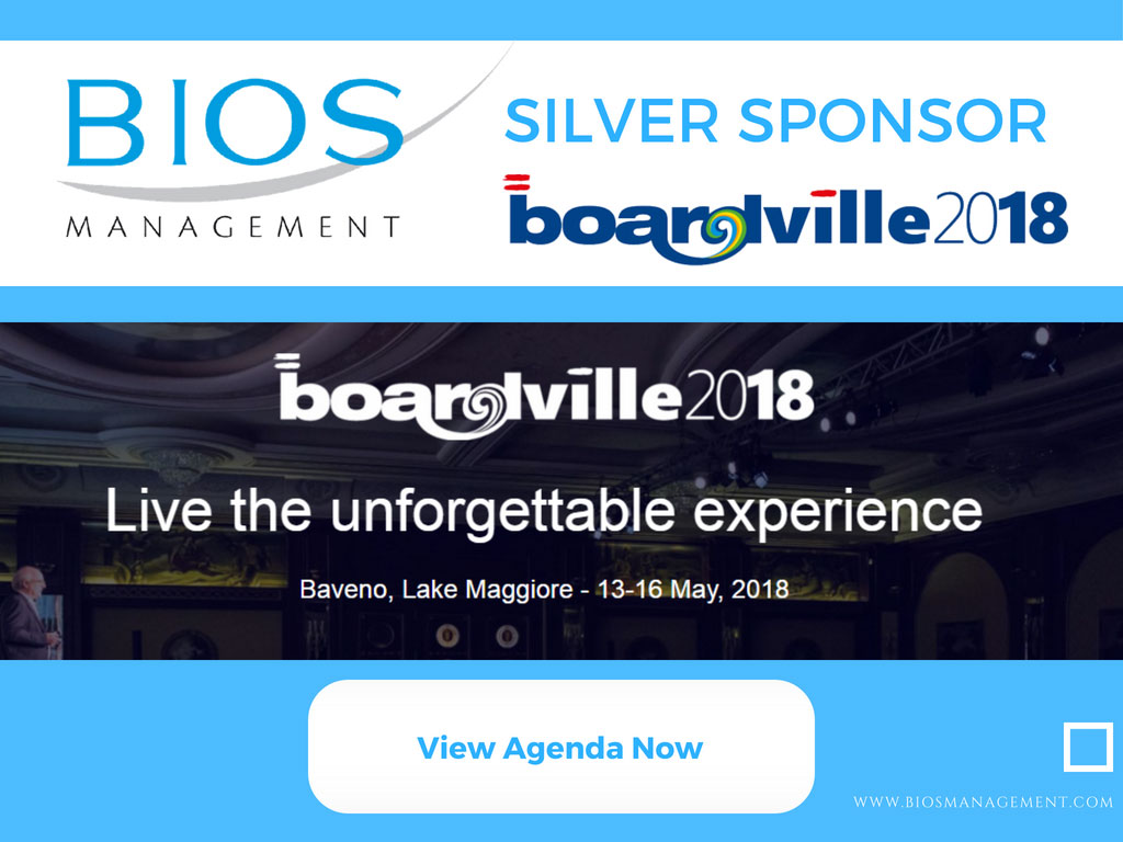 Bios Management Silver Sponsor at BOARDVille 2018
