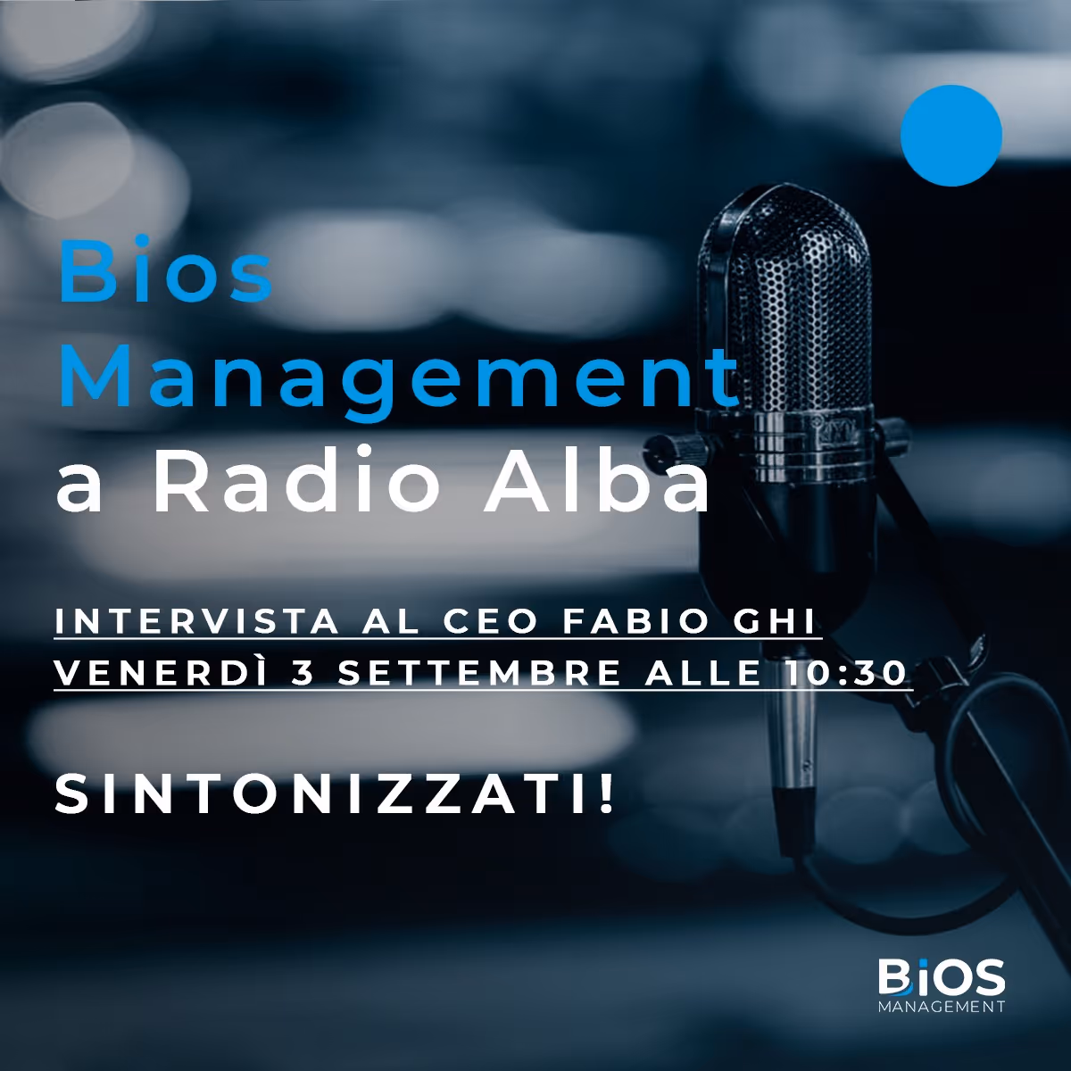 Bios Management a Radio Alba