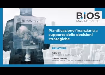 Pianificazione finanziaria a supporto delle decisioni strategiche