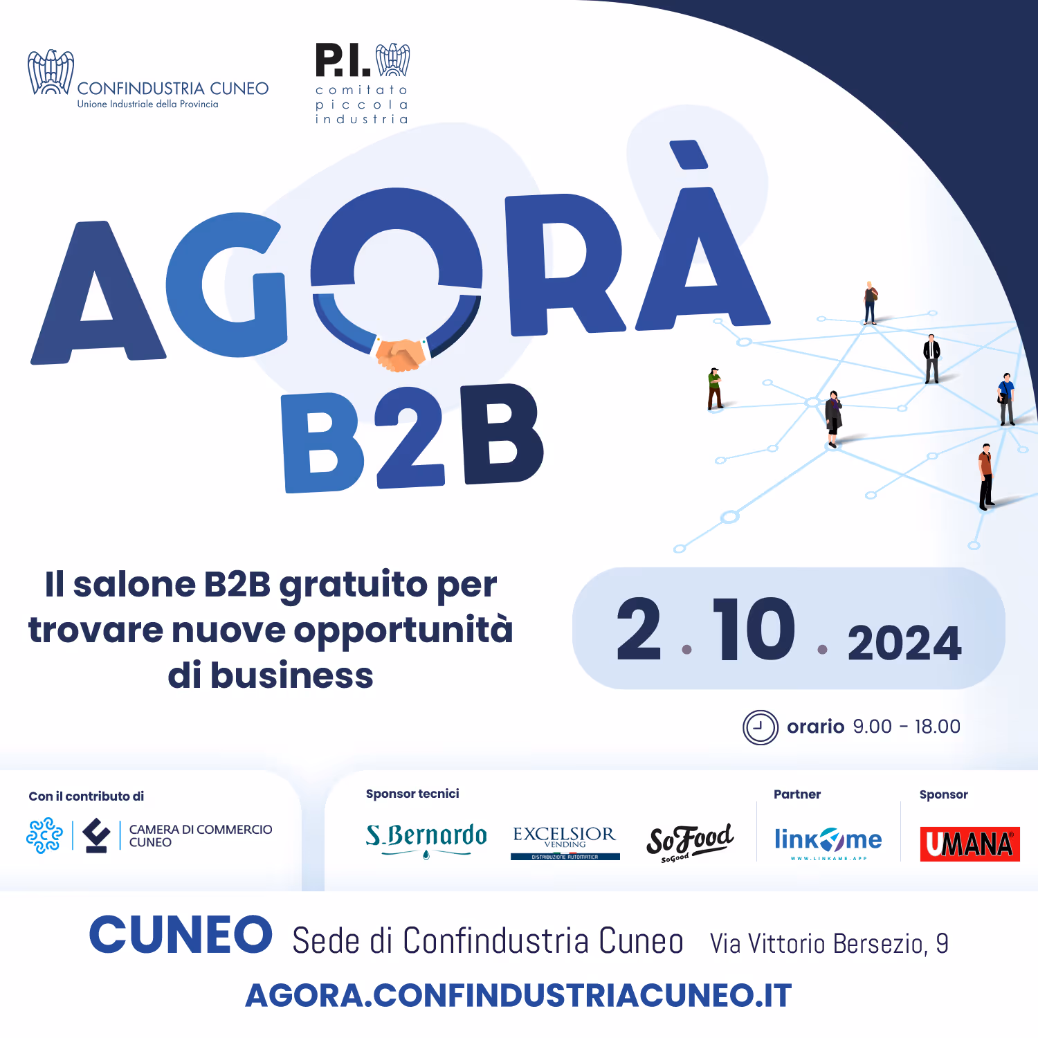 AGORÀ, il salone B2B promosso da Confindustria Cuneo e dal Comitato Piccola Industria