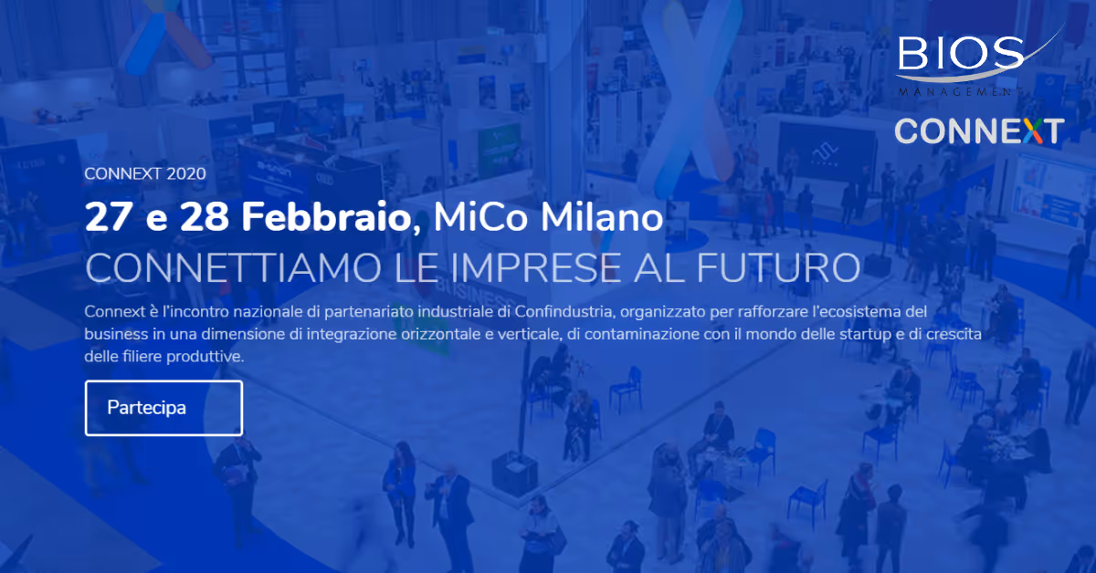 Bios Management espositrice al CONNEXT 2020
