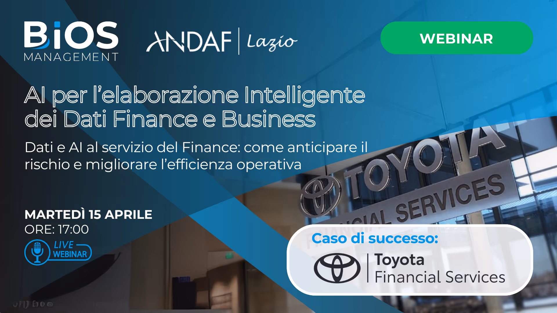 AI per l’elaborazione Intelligente dei Dati Finance e Business