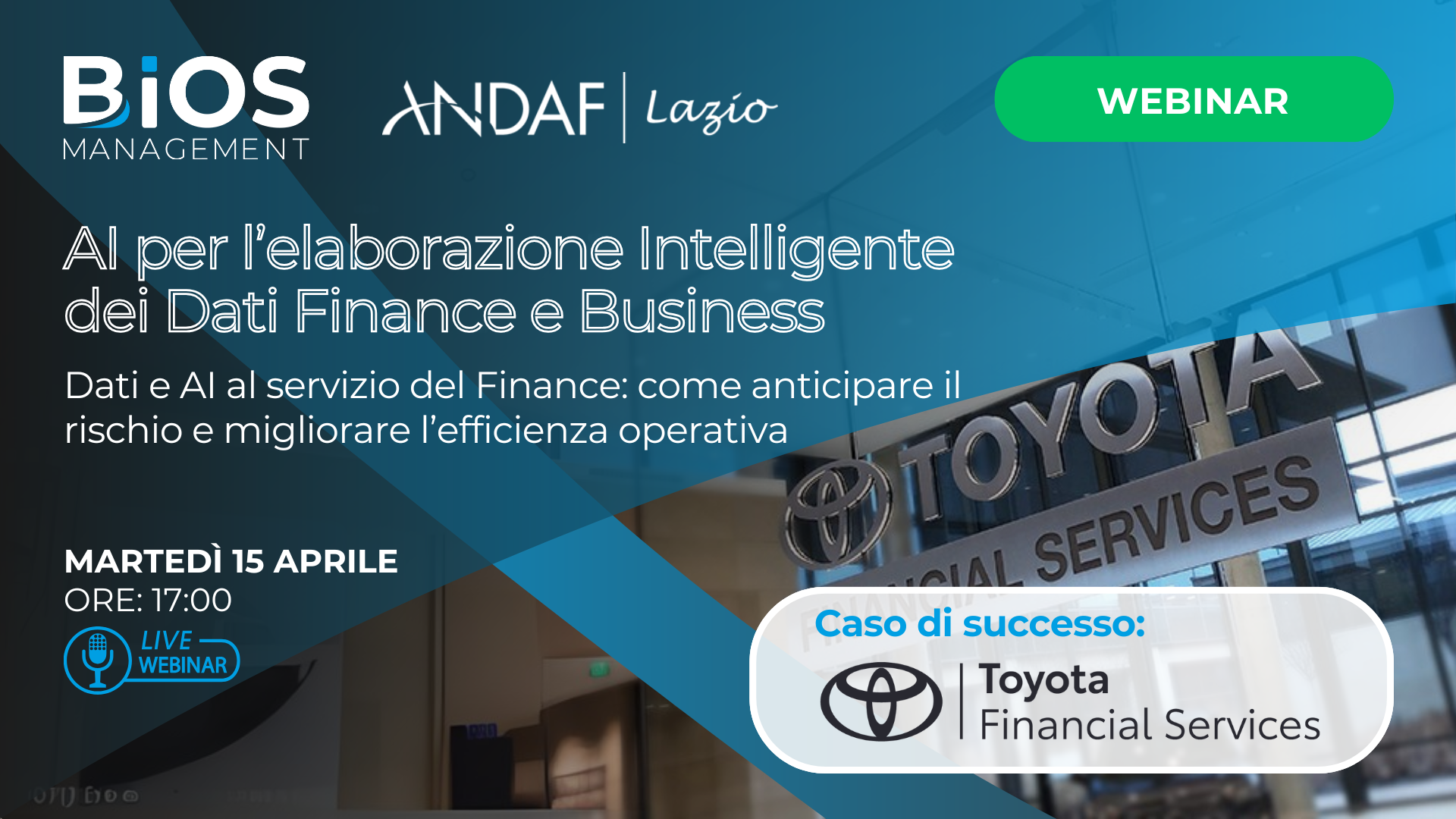 AI per l’elaborazione Intelligente dei Dati Finance e Business
