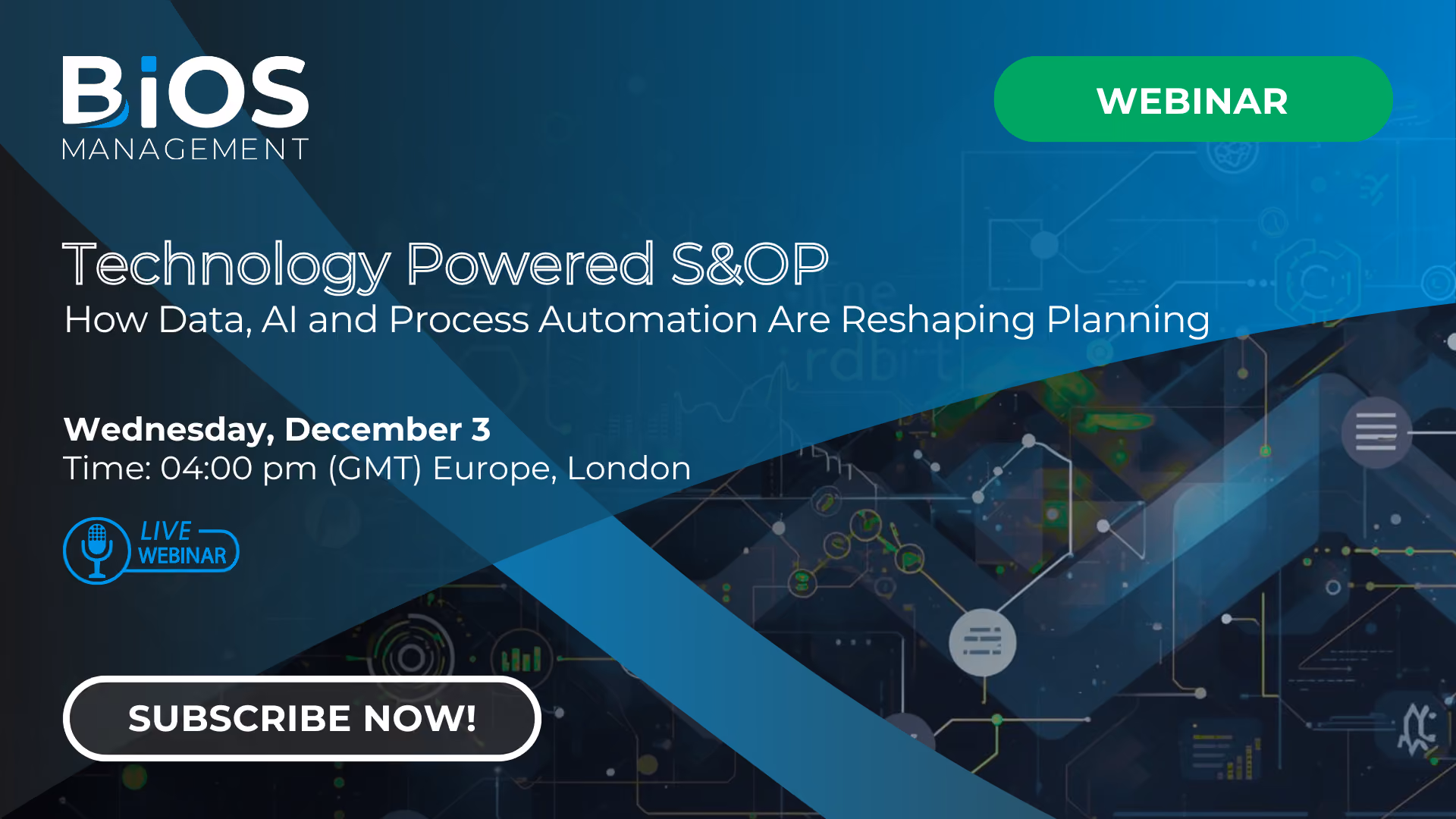 WEBINAR | Technology Powered S&OP