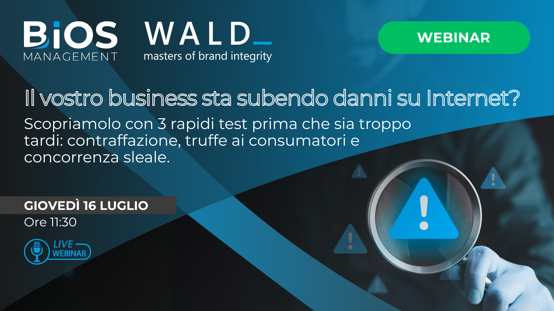 Il vostro business sta subendo danni su Internet?