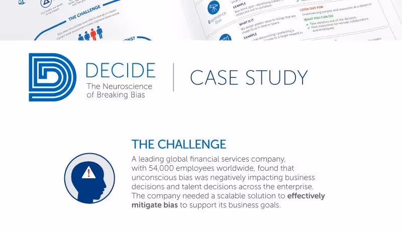 DECIDE, The Neuroscience of Breaking Bias