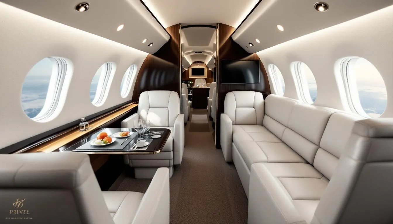 The image depicts a sleek private jet parked at a luxurious airport, symbolizing the world of private jet aviation membership. It highlights the concept of empty leg flights, showcasing how savvy travelers can access cost savings and flexibility in their private air travel experiences.