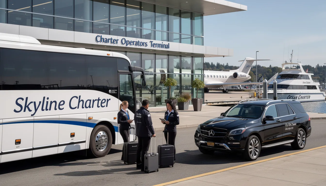 The image depicts a sleek private jet, showcasing the luxury and comfort associated with private jet travel. It highlights the exclusive access and personalized service offered by charter operators, catering to discerning travelers seeking a seamless and efficient booking process for their next journey.