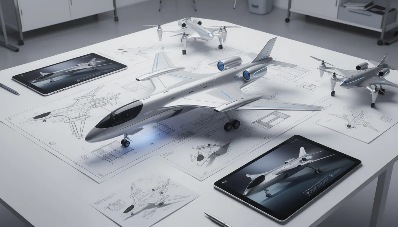 The image showcases a sleek private jet parked at a smaller airport, emphasizing the luxury experience of private air travel, in contrast to the hustle of commercial flights at major airports. The design of the aircraft highlights the speed and efficiency of private jets, which offer faster cruising speeds and unparalleled convenience for business trips and personalized service.