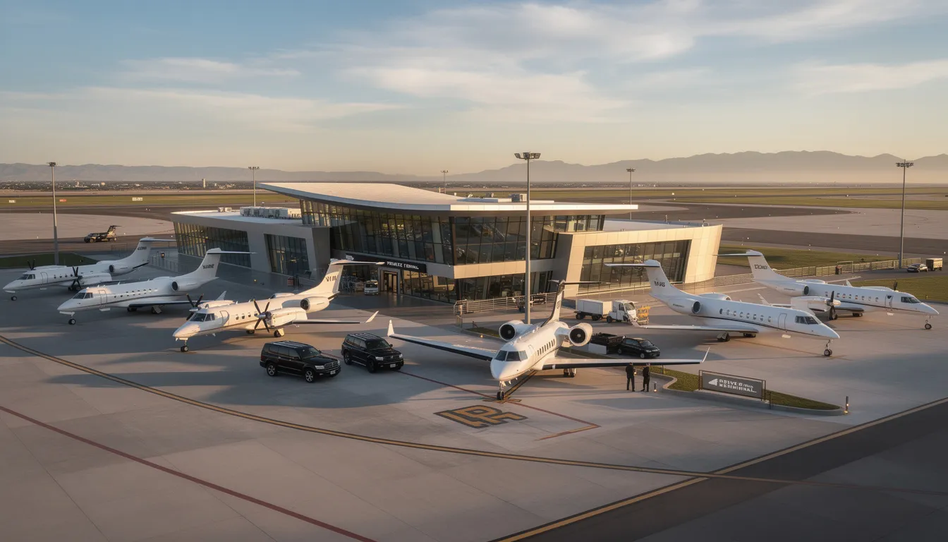 The Best Private Airport Choices for Your Next Jet Charter Experience