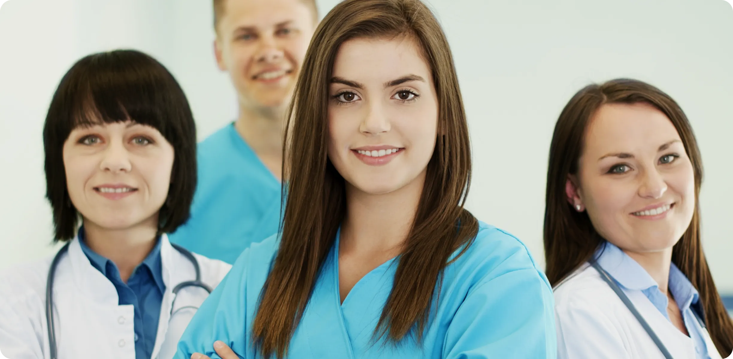 group of doctors are standing