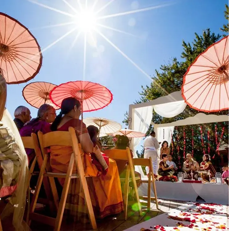 Elegant wedding ceremony setup showcasing event design by Paradym Events