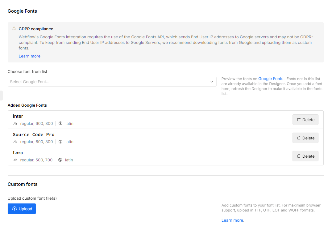 Zen X Webflow Template And UI Kit Custom Fonts | Brix Template
