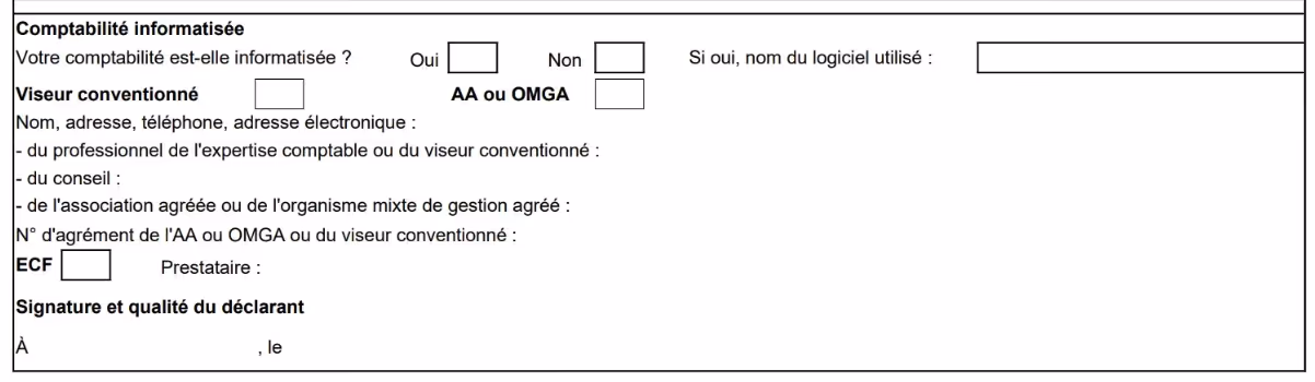 Déclaration examen de conformité