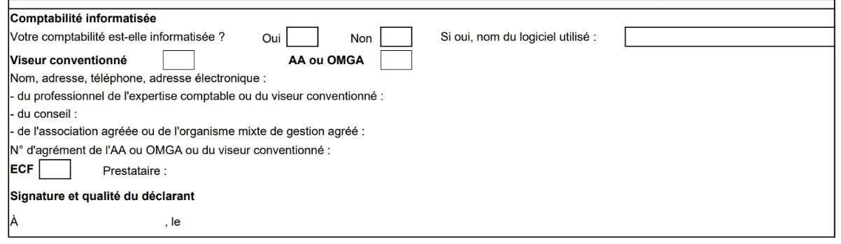 Déclaration examen de conformité