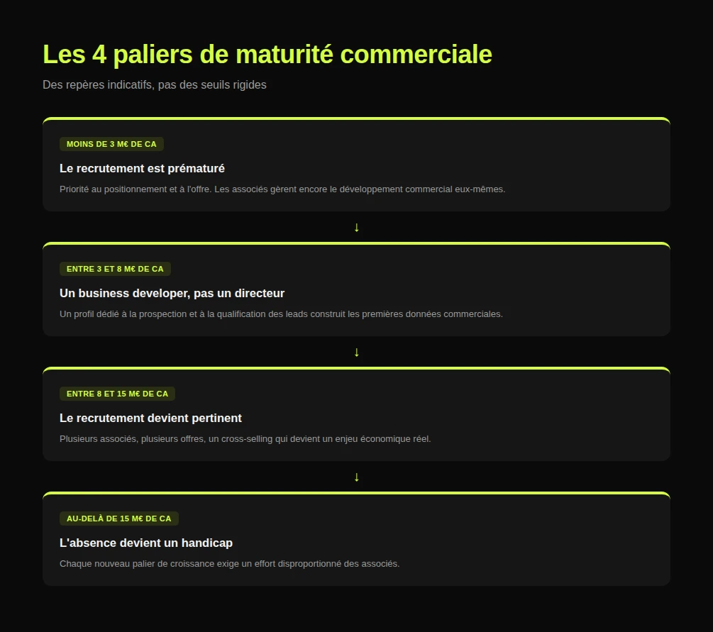 seuils de chiffre d'affaires recrutement directeur commercial expertise comptable
