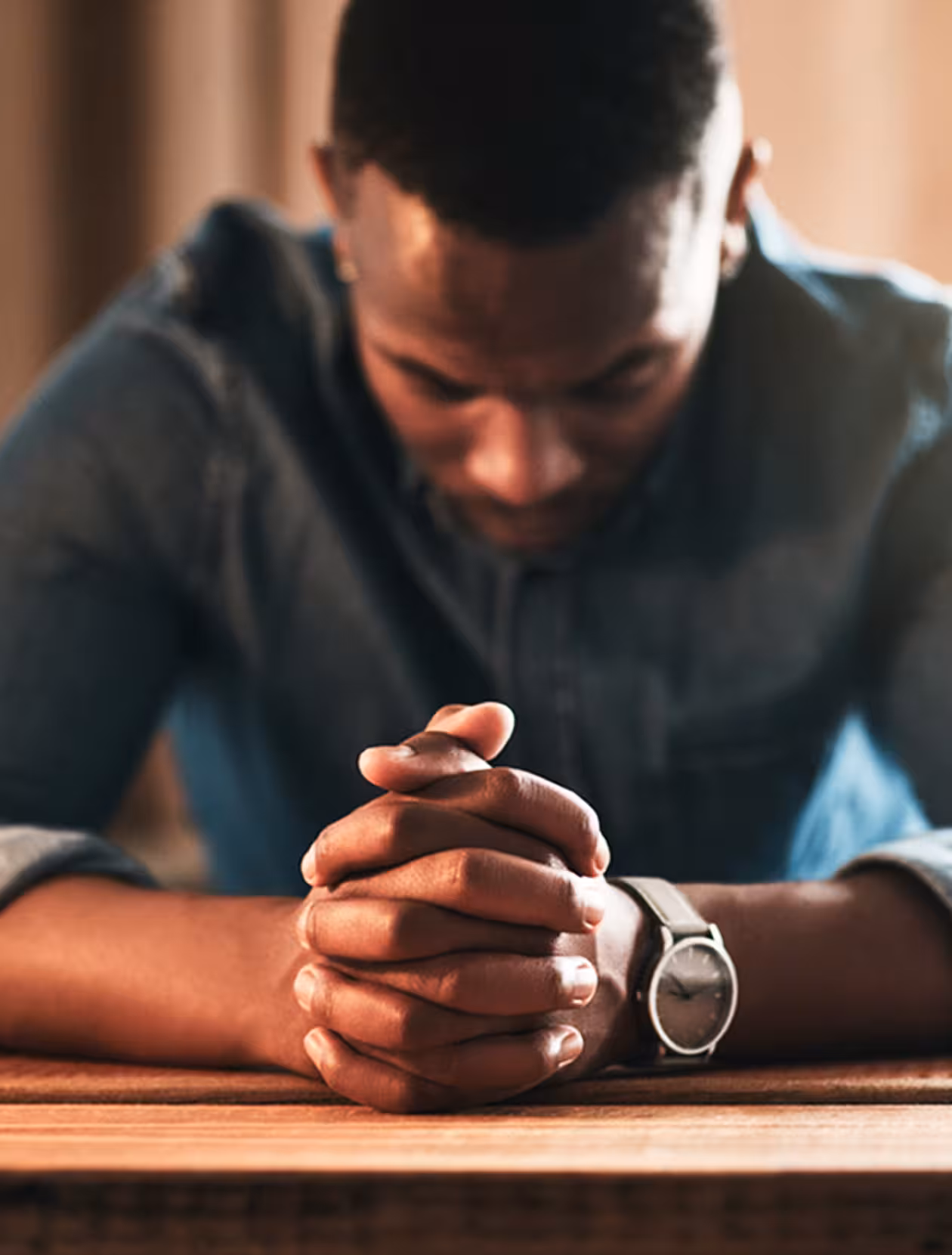 Man praying