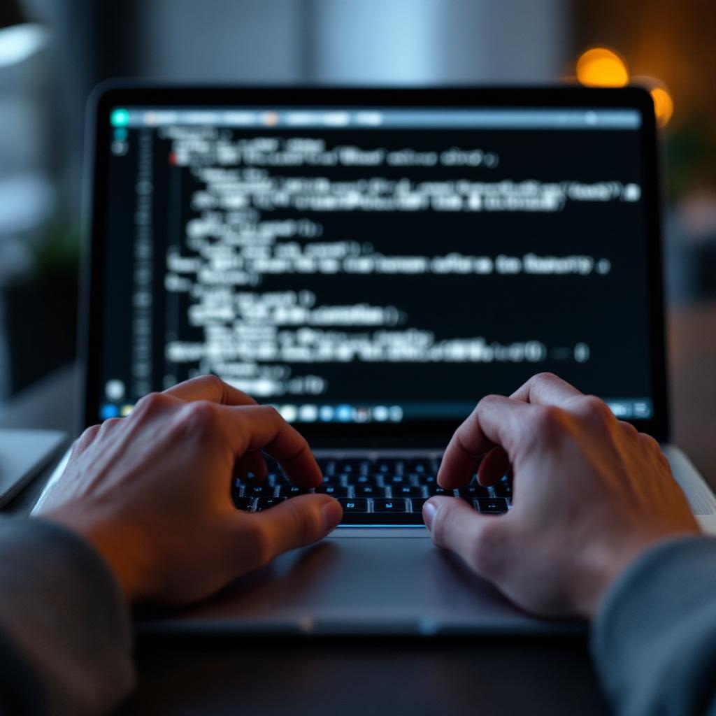 image of a workspace with computer monitors for a social media and communication