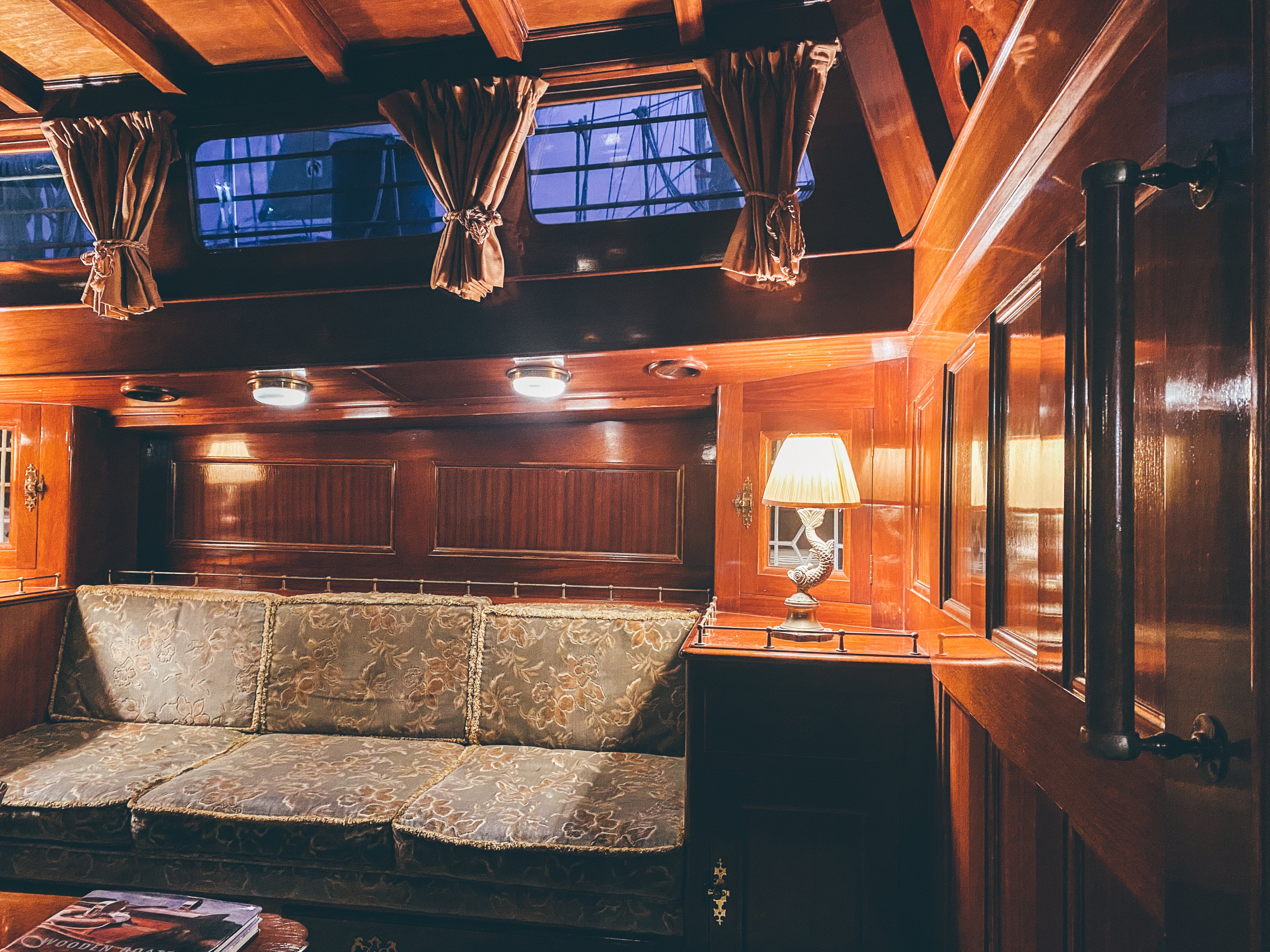 [background image] of maritime service in action