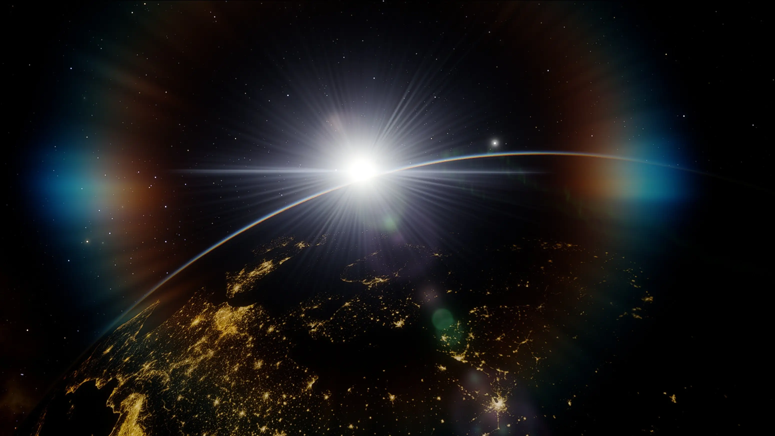 Earth view from space