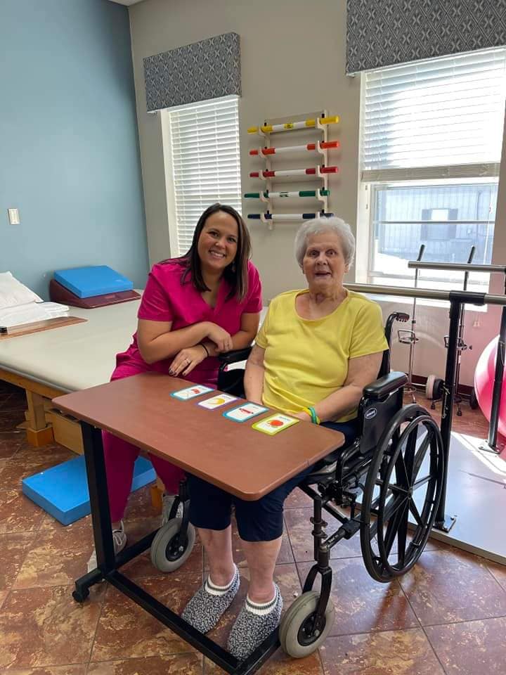 Resident undergoing Speech Therapy