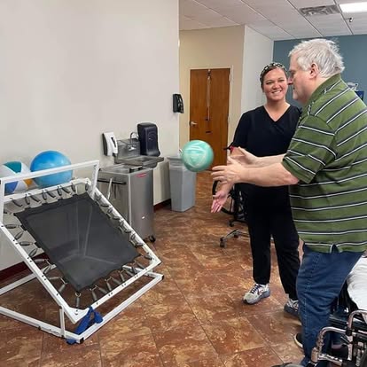 Resident undergoing Physical Rehabilitation