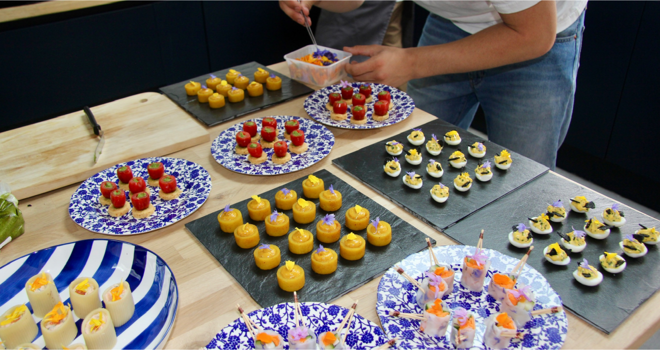 Image of the Kitchen in Action (for an Italian Restaurant)
