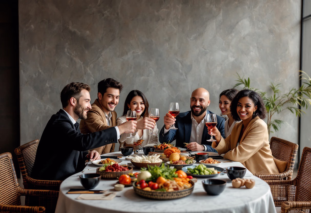 image of guests enjoying events (for a chinese restaurant)